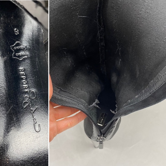 Report Signature, Style Steinway, Black, Fabric & Patent Leather, Thigh-Hi Boots - Picture 9 of 16